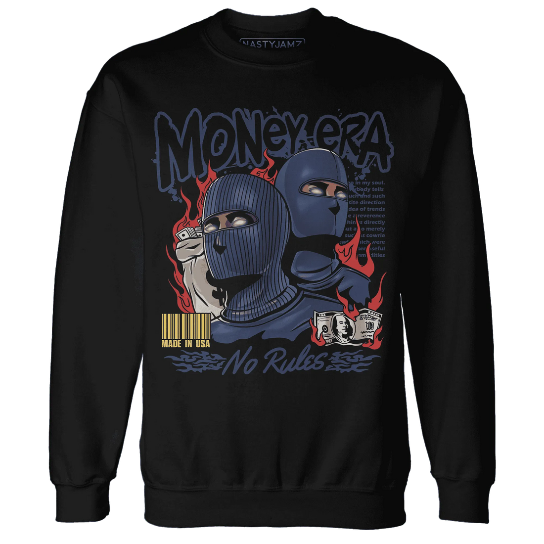 VaporMax-Air-Plus-Midnight-Navy-Gold-Black-NastyJamz-Sweatshirt-Match-Money-Era