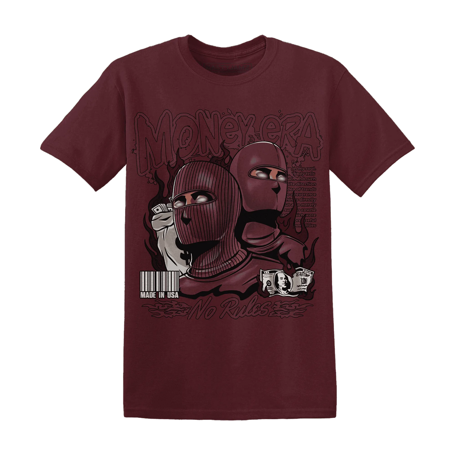 NastyJamz-VaporMax-Night-Maron-Burgundy-T-Shirt-Match-Money-Era