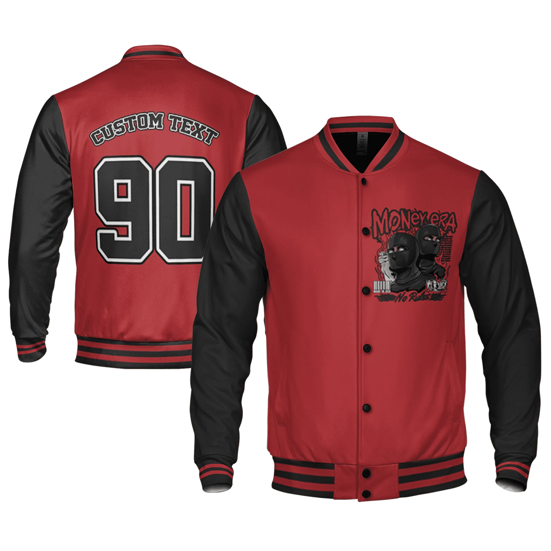 Black-Toe-Reimagined-Red-White-1s-NastyJamz-Varsity-Match-Money-Era