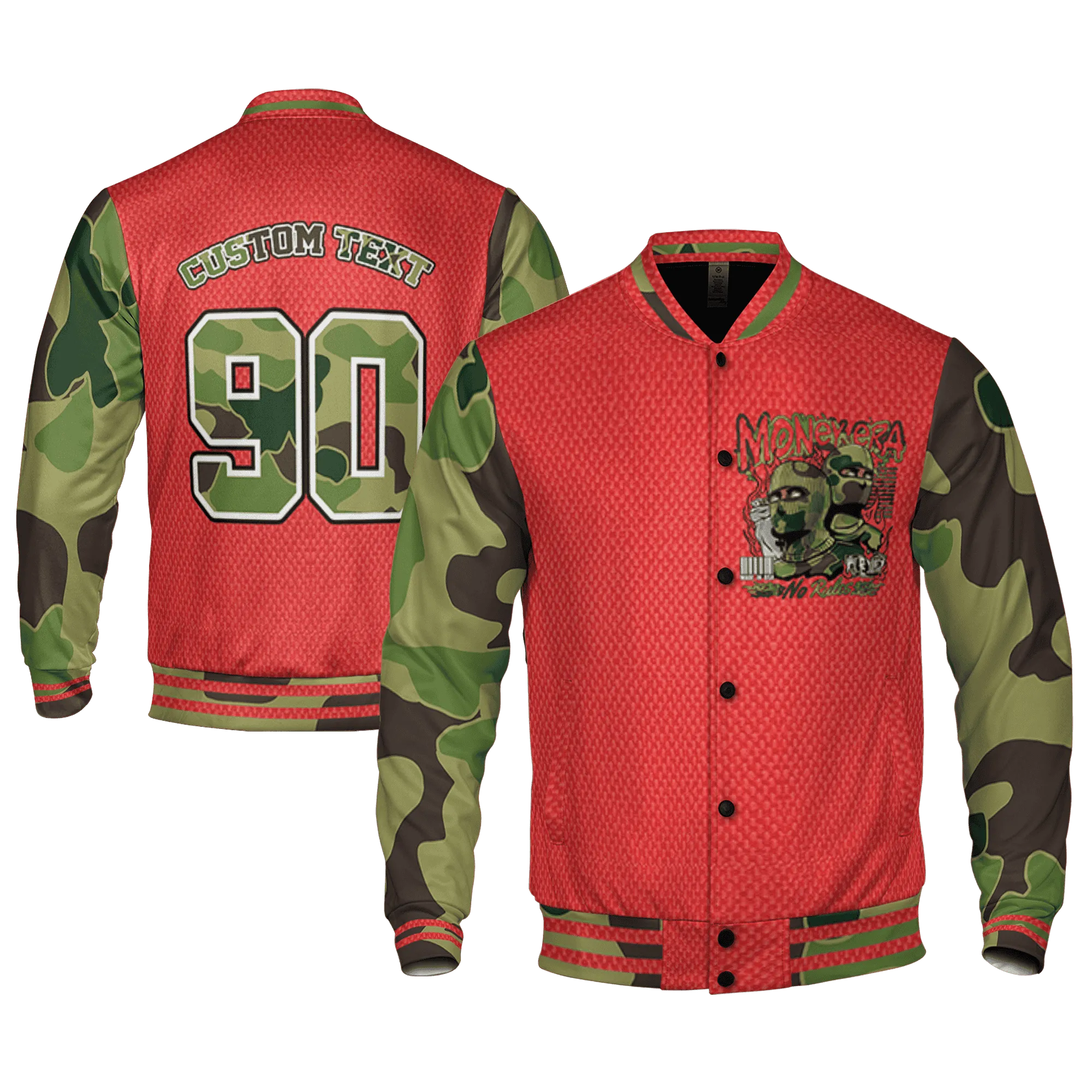 AM-90-Dark-Sage-Solar-Red-NastyJamz-Varsity-Match-Money-Era