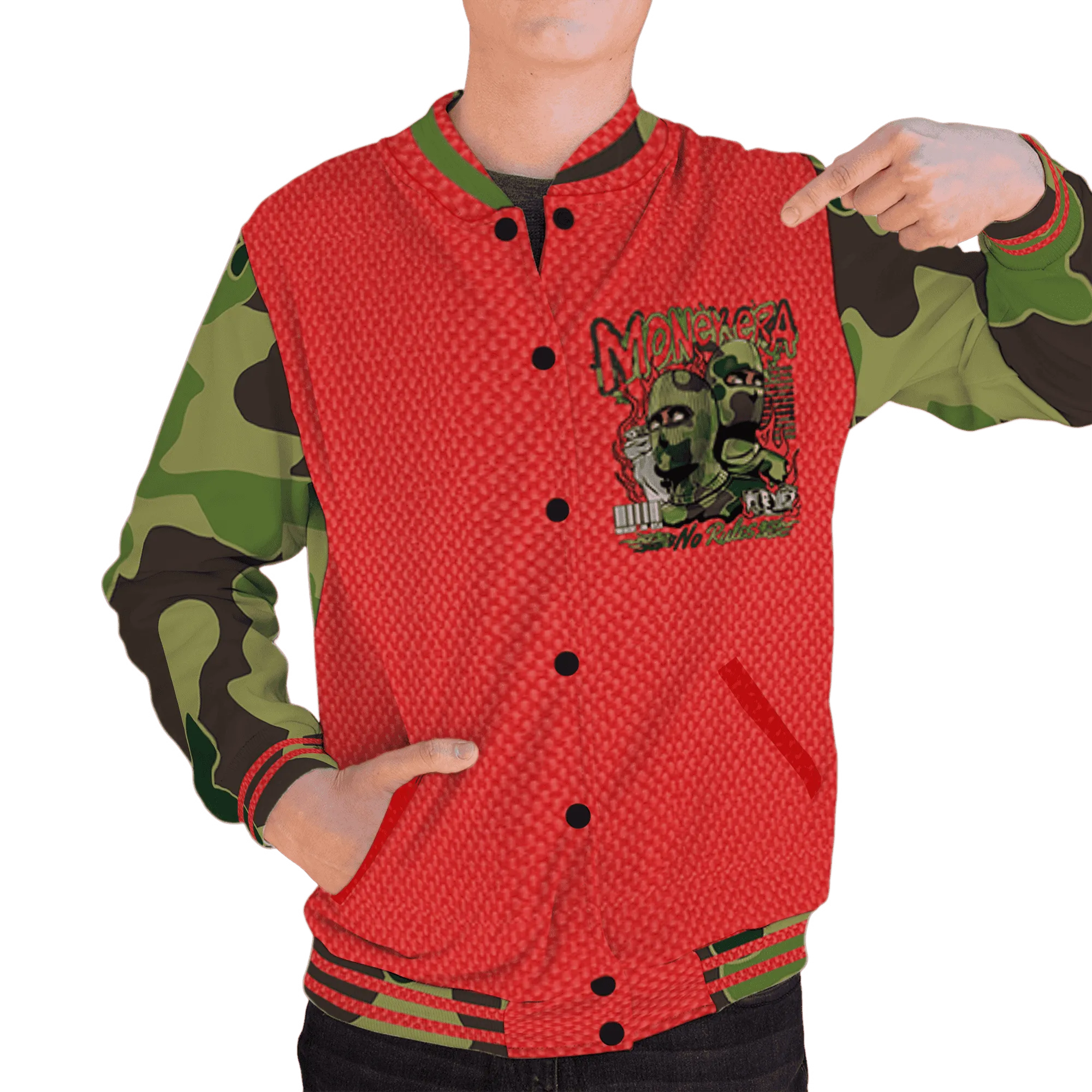 AM-90-Dark-Sage-Solar-Red-NastyJamz-Varsity-Match-Money-Era