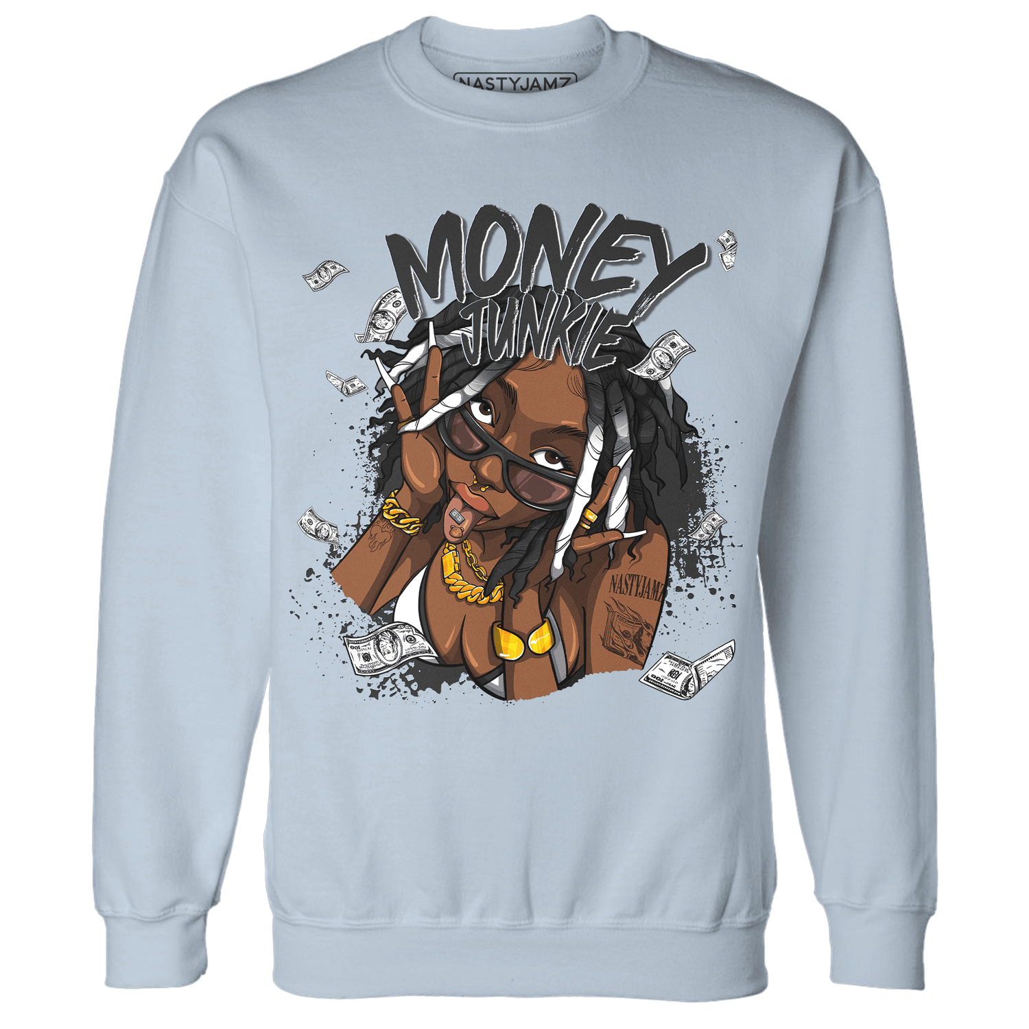 Low Space Jamz 11s Sweatshirt Match Money Junkie - NastyJamz