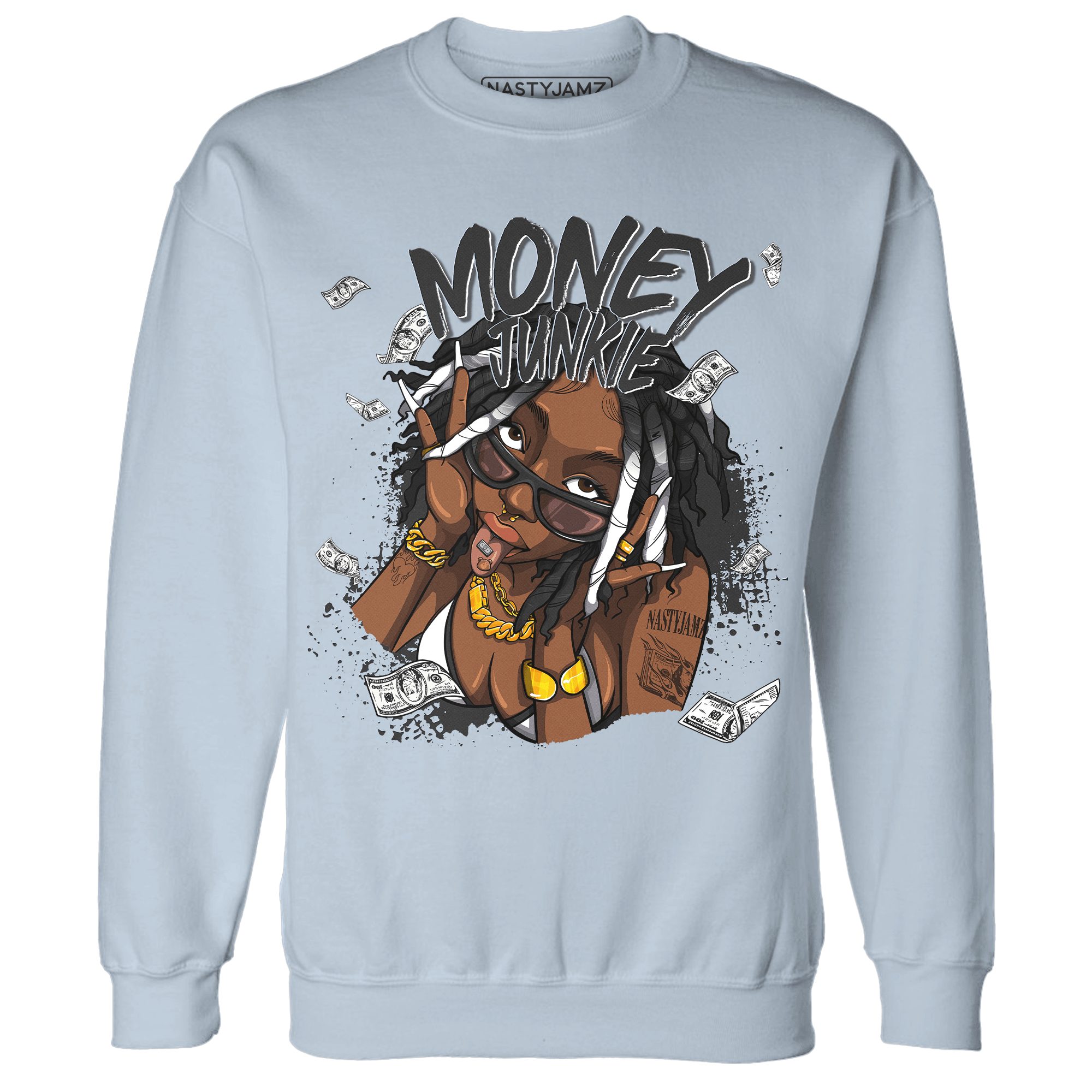 Low Space Jamz 11s Sweatshirt Match Money Junkie - NastyJamz