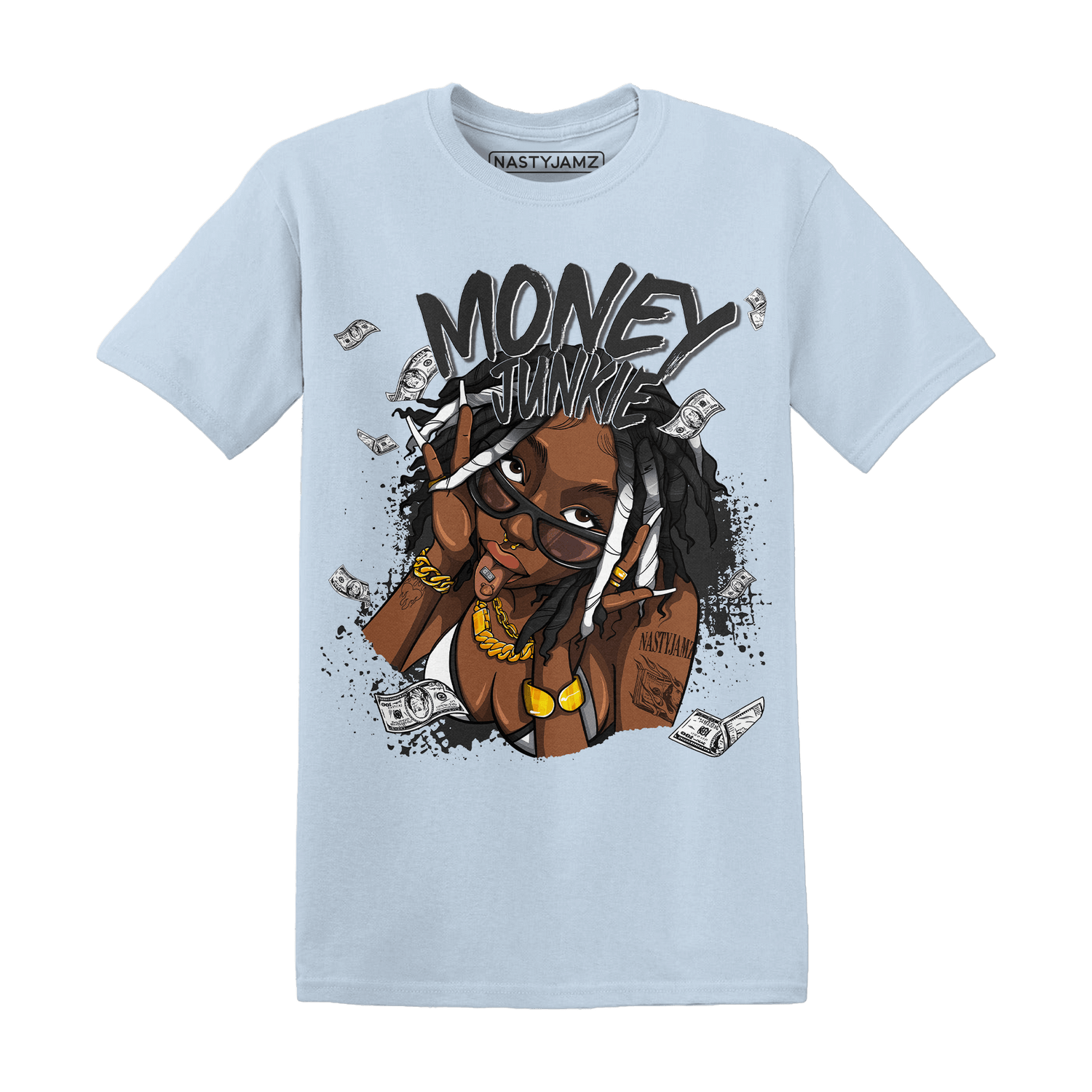 Low Space Jamz 11s T Shirt Match Money Junkie - NastyJamz
