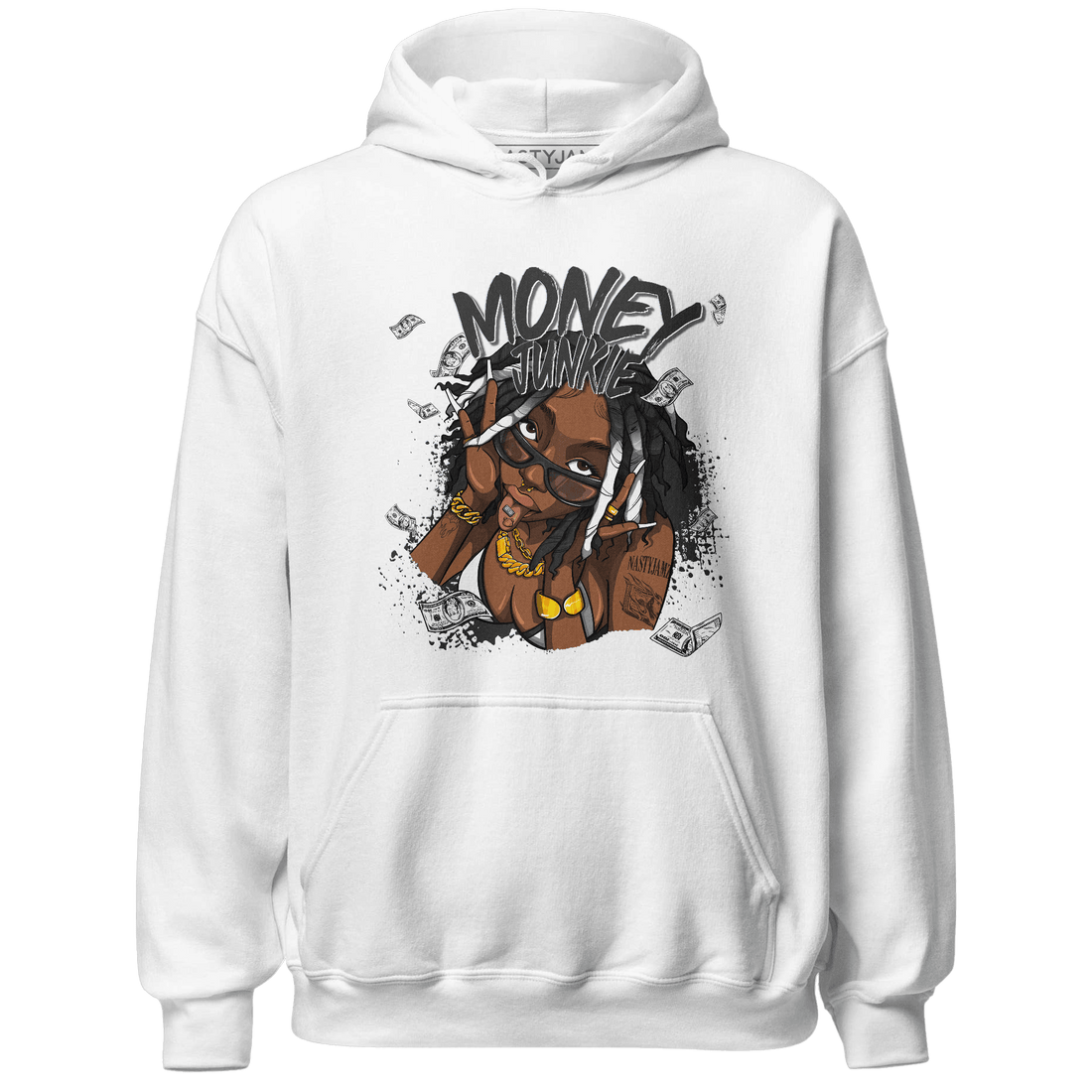 Low Space Jamz 11s Hoodie Match Money Junkie - NastyJamz