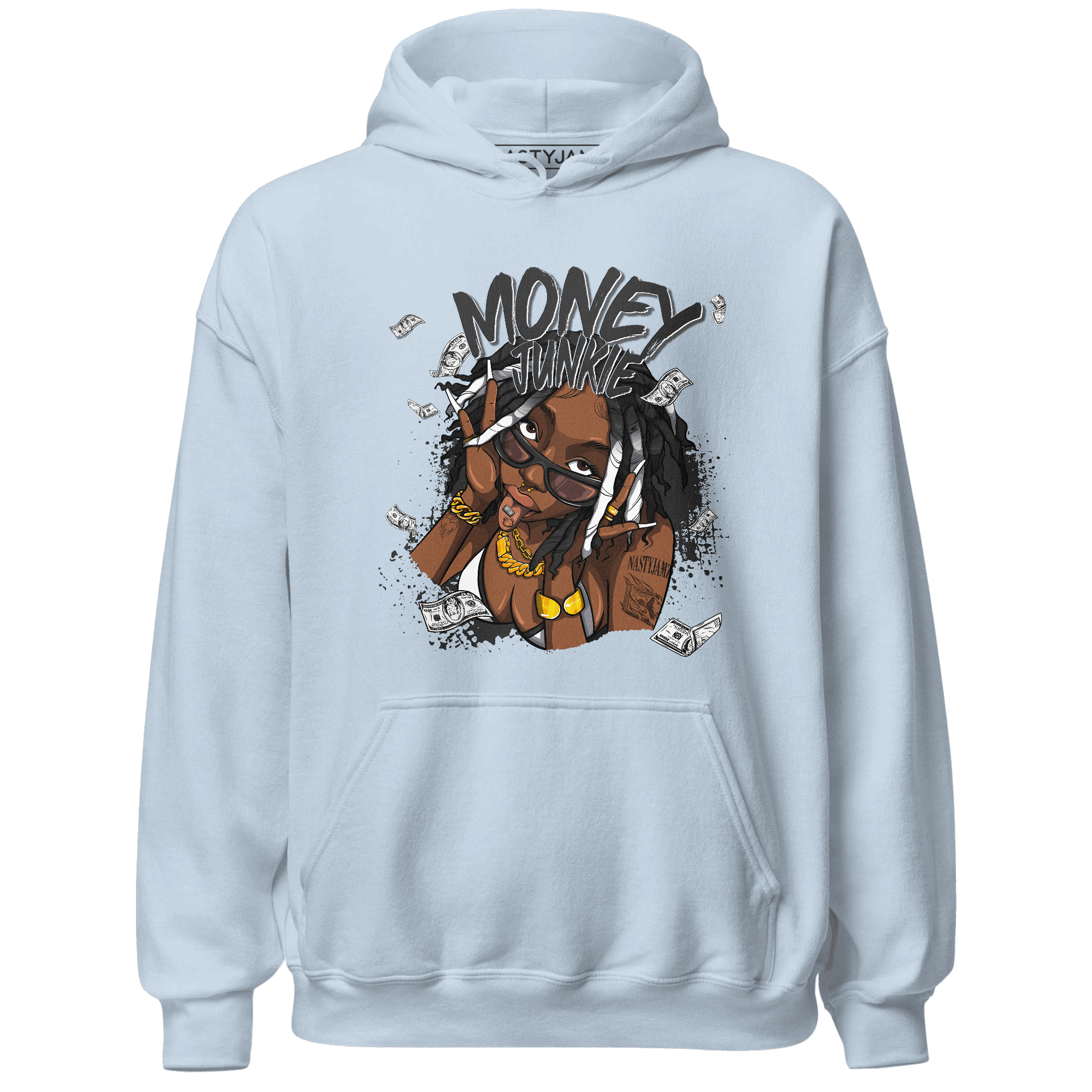 Low Space Jamz 11s Hoodie Match Money Junkie - NastyJamz