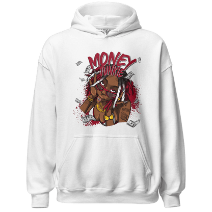 Retro Red Taxi 12s Hoodie Match Money Junkie - NastyJamz