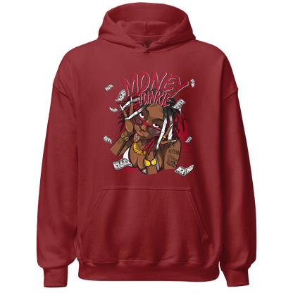 Retro Red Taxi 12s Hoodie Match Money Junkie - NastyJamz