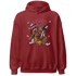 Retro Red Taxi 12s Hoodie Match Money Junkie - NastyJamz