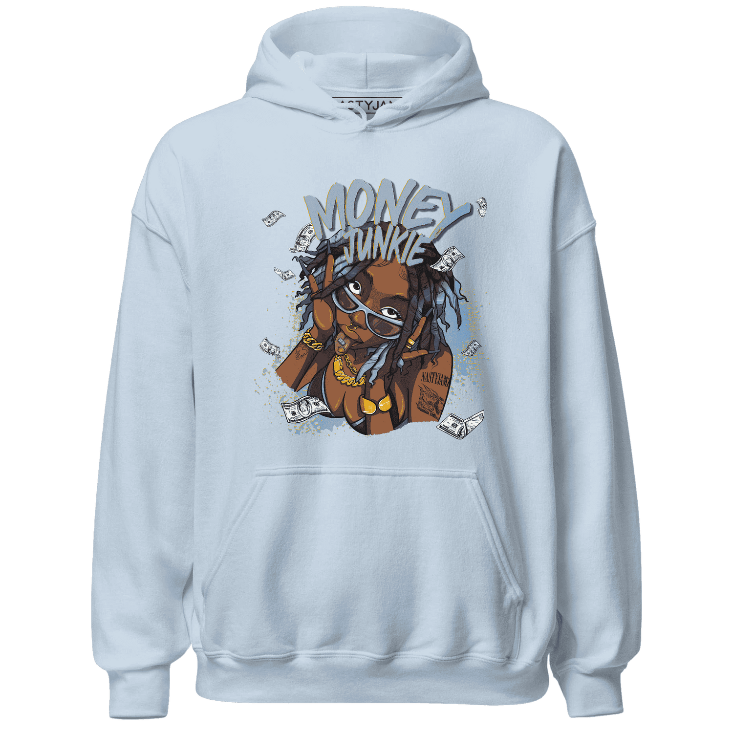 First In Flight 1s Hoodie Match Money Junkie - NastyJamz