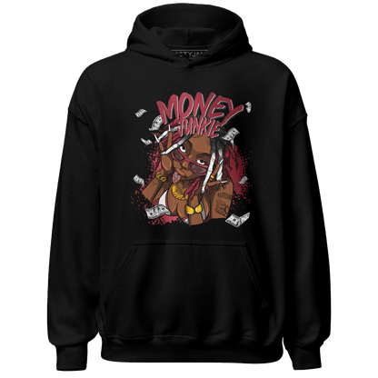 High 85 Metallic Burgundy 1s Hoodie Match Money Junkie - NastyJamz