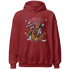High 85 Metallic Burgundy 1s Hoodie Match Money Junkie - NastyJamz
