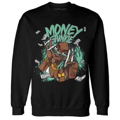 High OG Green Glow 1s Sweatshirt Match Money Junkie - NastyJamz