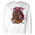High White Team Red 1s Sweatshirt Match Money Junkie - NastyJamz