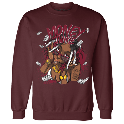 High White Team Red 1s Sweatshirt Match Money Junkie - NastyJamz