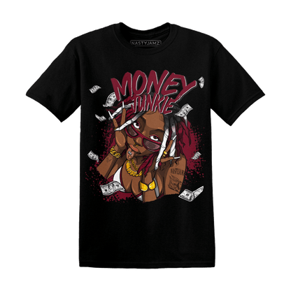 High White Team Red 1s T Shirt Match Money Junkie - NastyJamz
