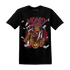High White Team Red 1s T Shirt Match Money Junkie - NastyJamz