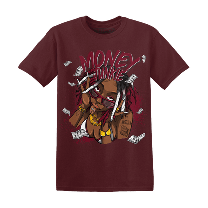 High White Team Red 1s T Shirt Match Money Junkie - NastyJamz