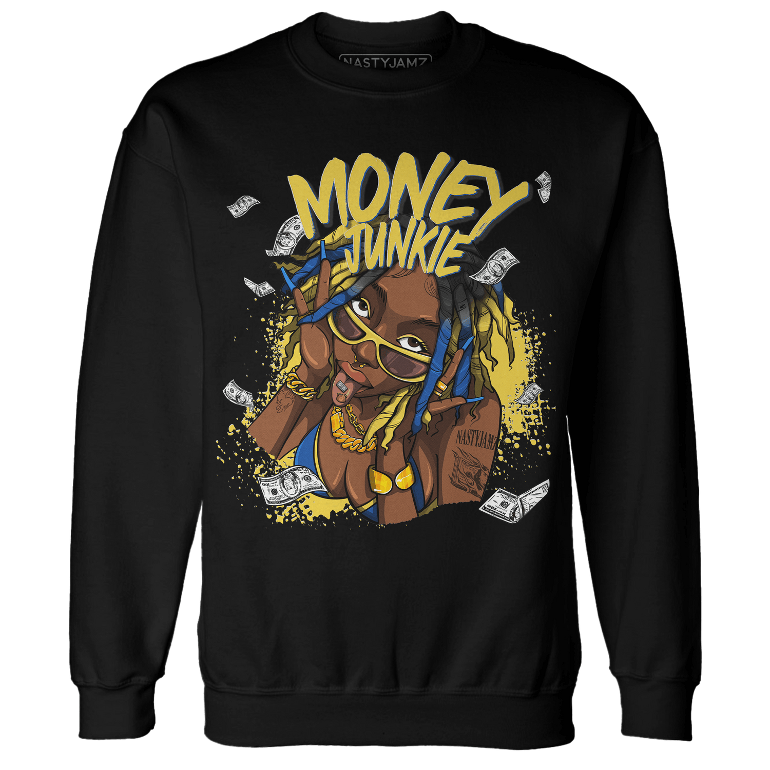 Low OG Canary TVSC 1s Sweatshirt Match Money Junkie - NastyJamz