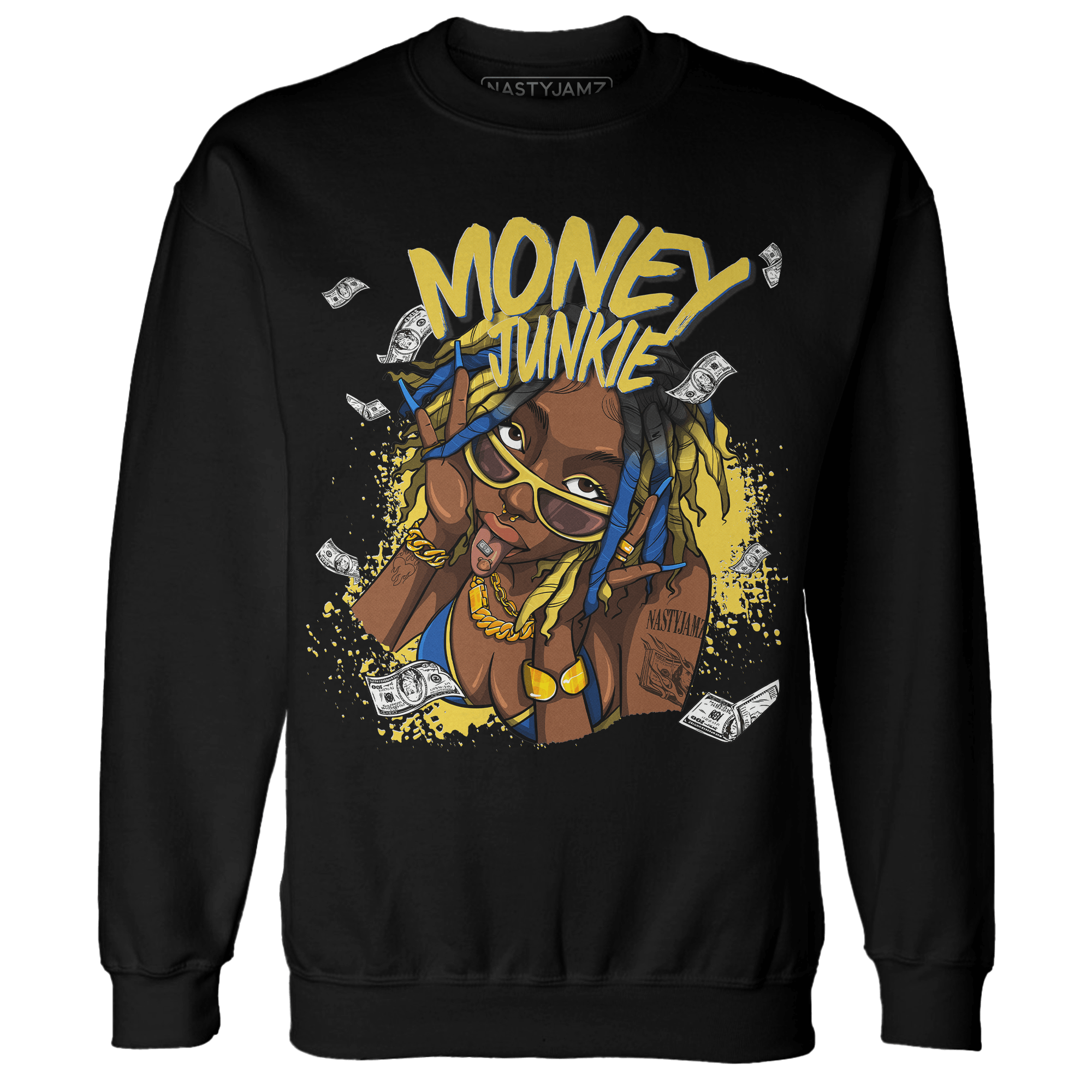 Low OG Canary TVSC 1s Sweatshirt Match Money Junkie - NastyJamz
