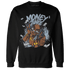 Mid Diffused Blue Grey 1s Sweatshirt Match Money Junkie - NastyJamz