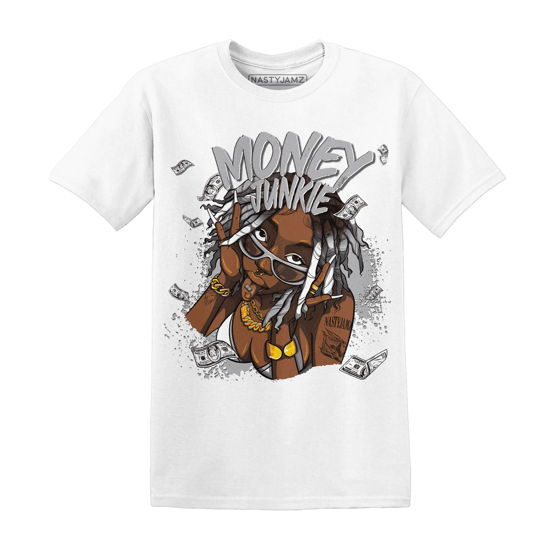 Wolf-Grey-1s-T-Shirt-Match-Money-Junkie
