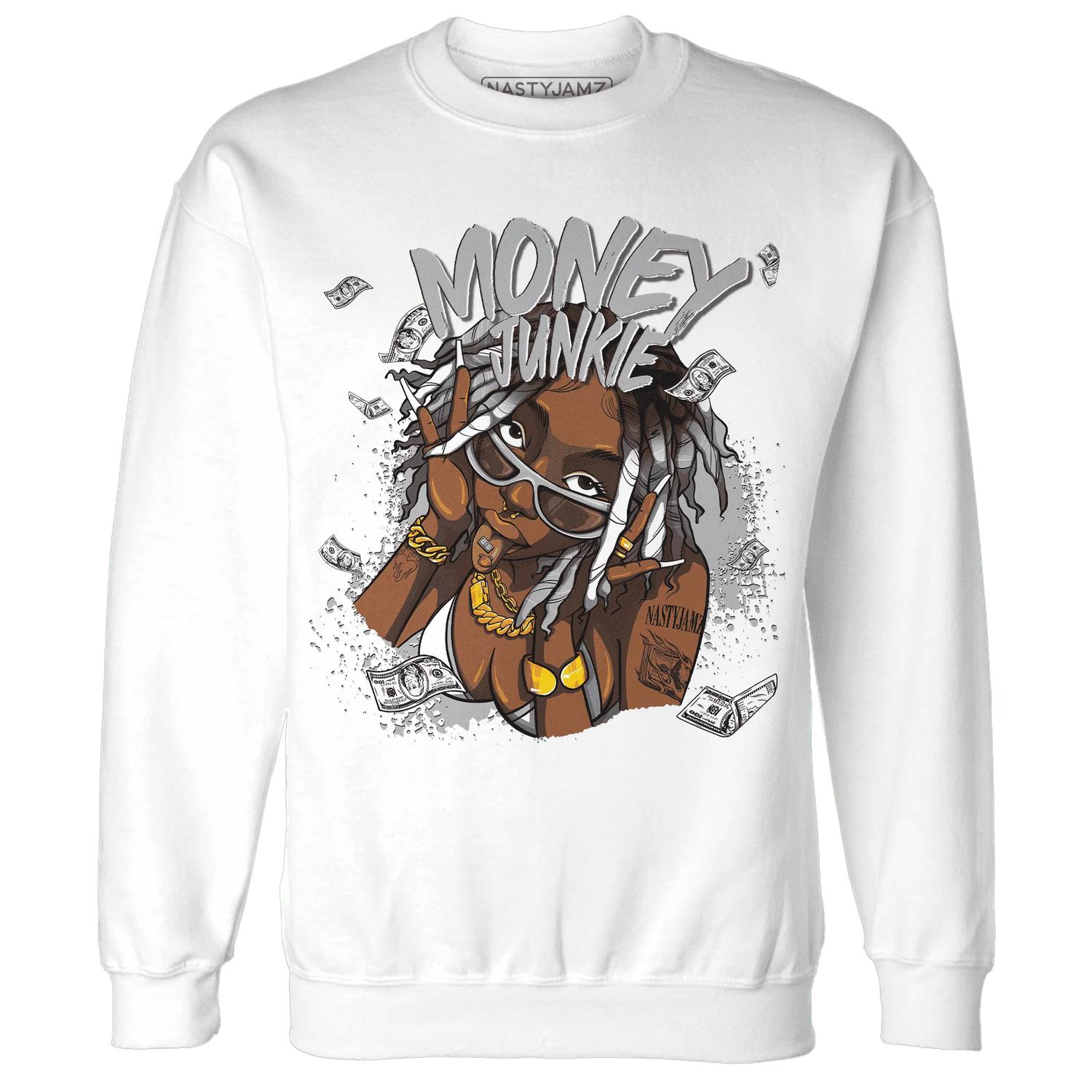 Wolf-Grey-1s-Sweatshirt-Match-Money-Junkie