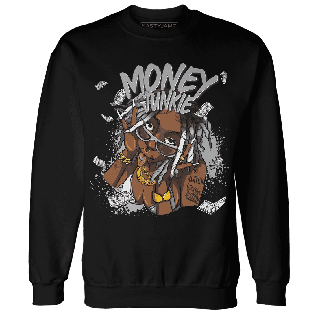 Wolf-Grey-1s-Sweatshirt-Match-Money-Junkie