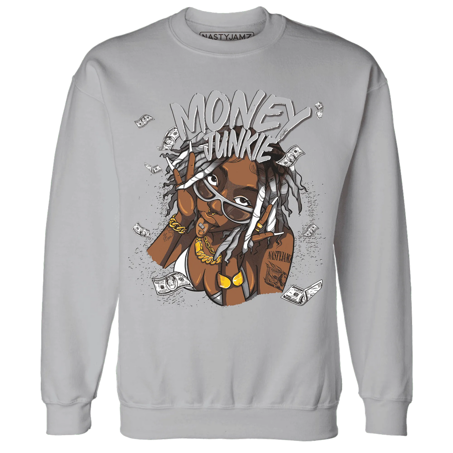 Wolf-Grey-1s-Sweatshirt-Match-Money-Junkie