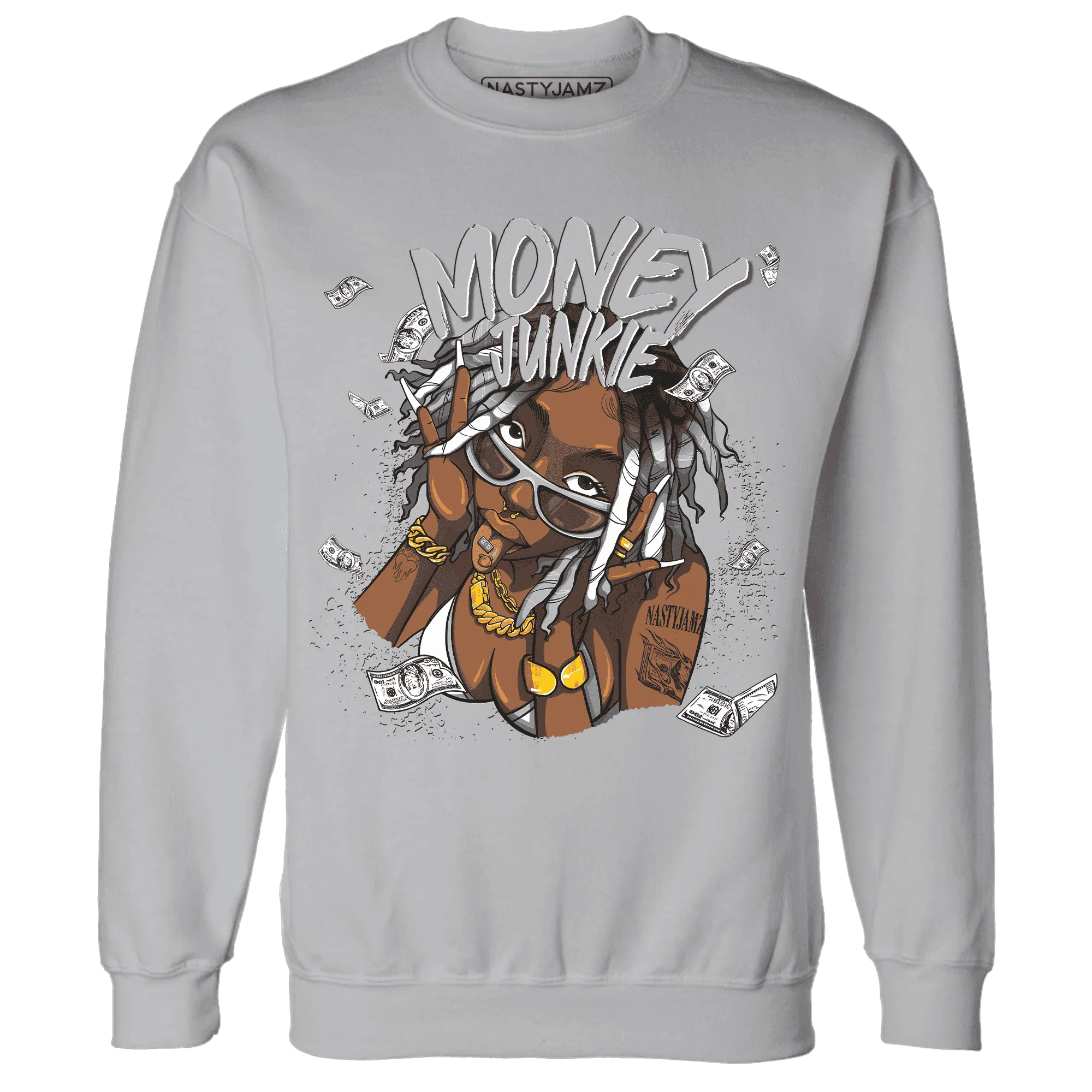 Wolf-Grey-1s-Sweatshirt-Match-Money-Junkie