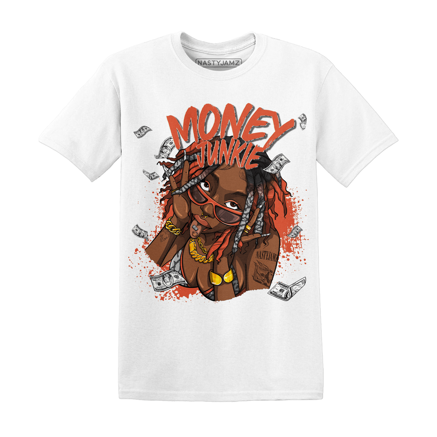 Georgia Peach 3s T Shirt Match Money Junkie - NastyJamz