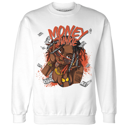 Georgia Peach 3s Sweatshirt Match Money Junkie - NastyJamz