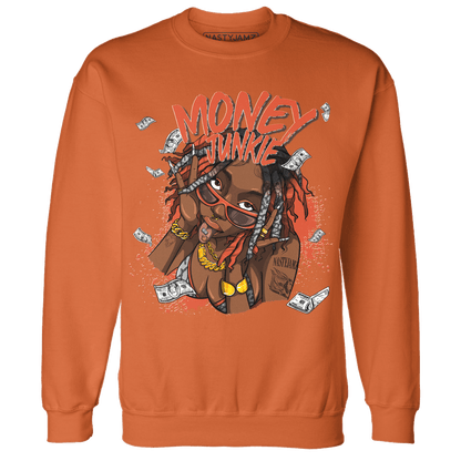 Georgia Peach 3s Sweatshirt Match Money Junkie - NastyJamz