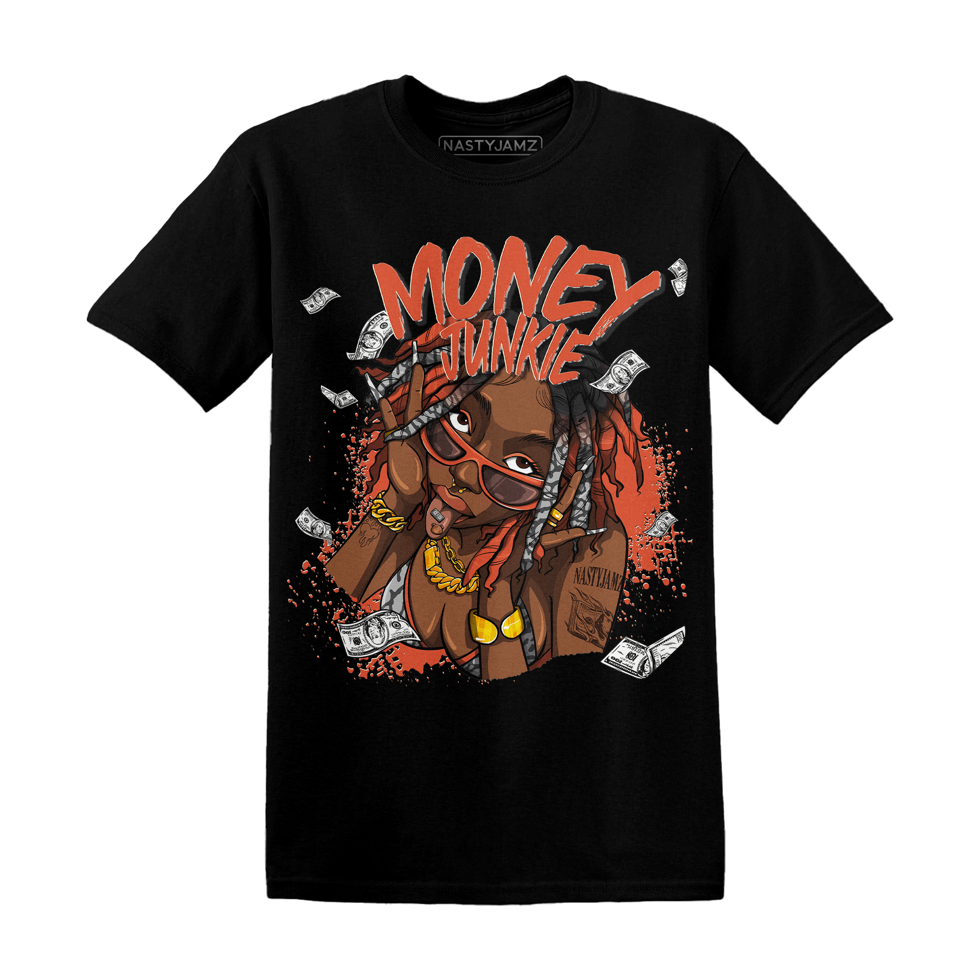 Georgia Peach 3s T Shirt Match Money Junkie - NastyJamz