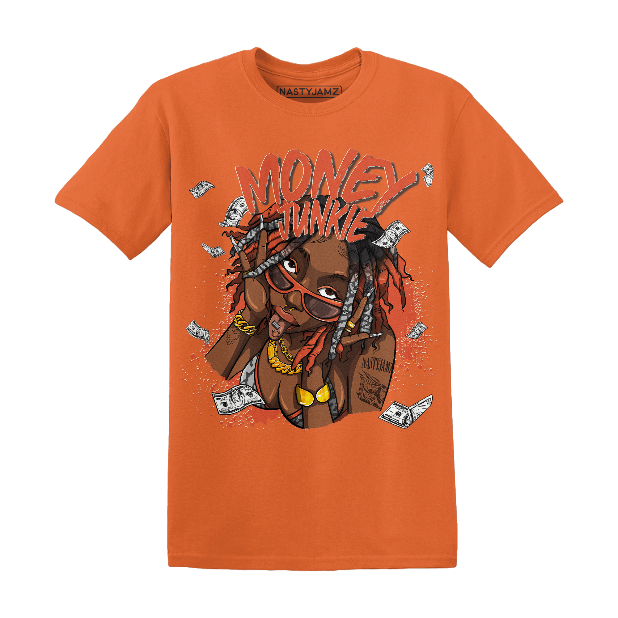 Georgia Peach 3s T Shirt Match Money Junkie - NastyJamz