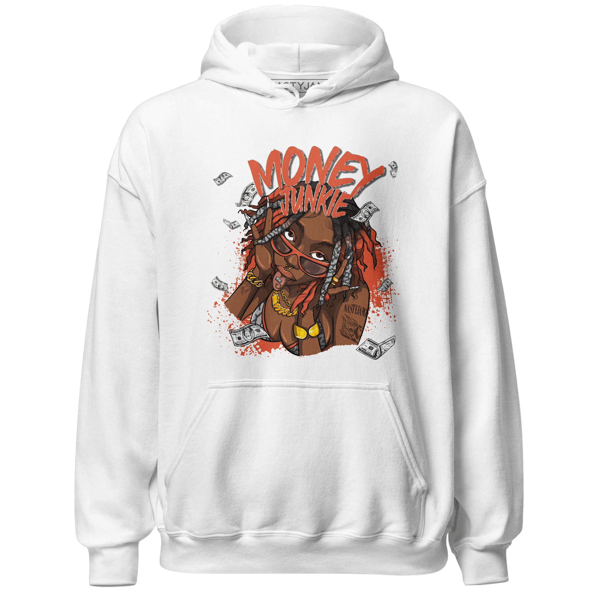 Georgia Peach 3s Hoodie Match Money Junkie - NastyJamz