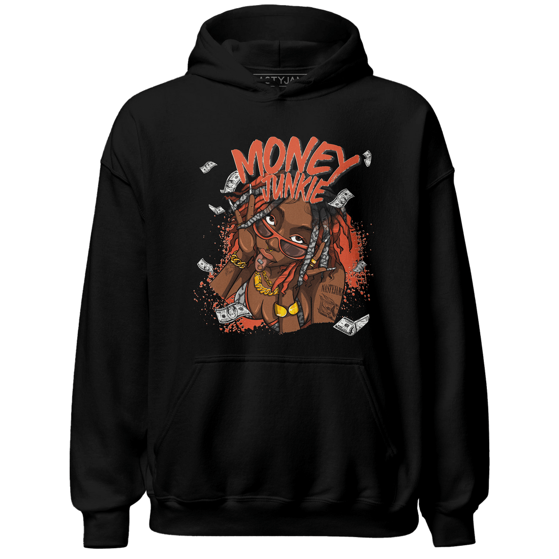 Georgia Peach 3s Hoodie Match Money Junkie - NastyJamz