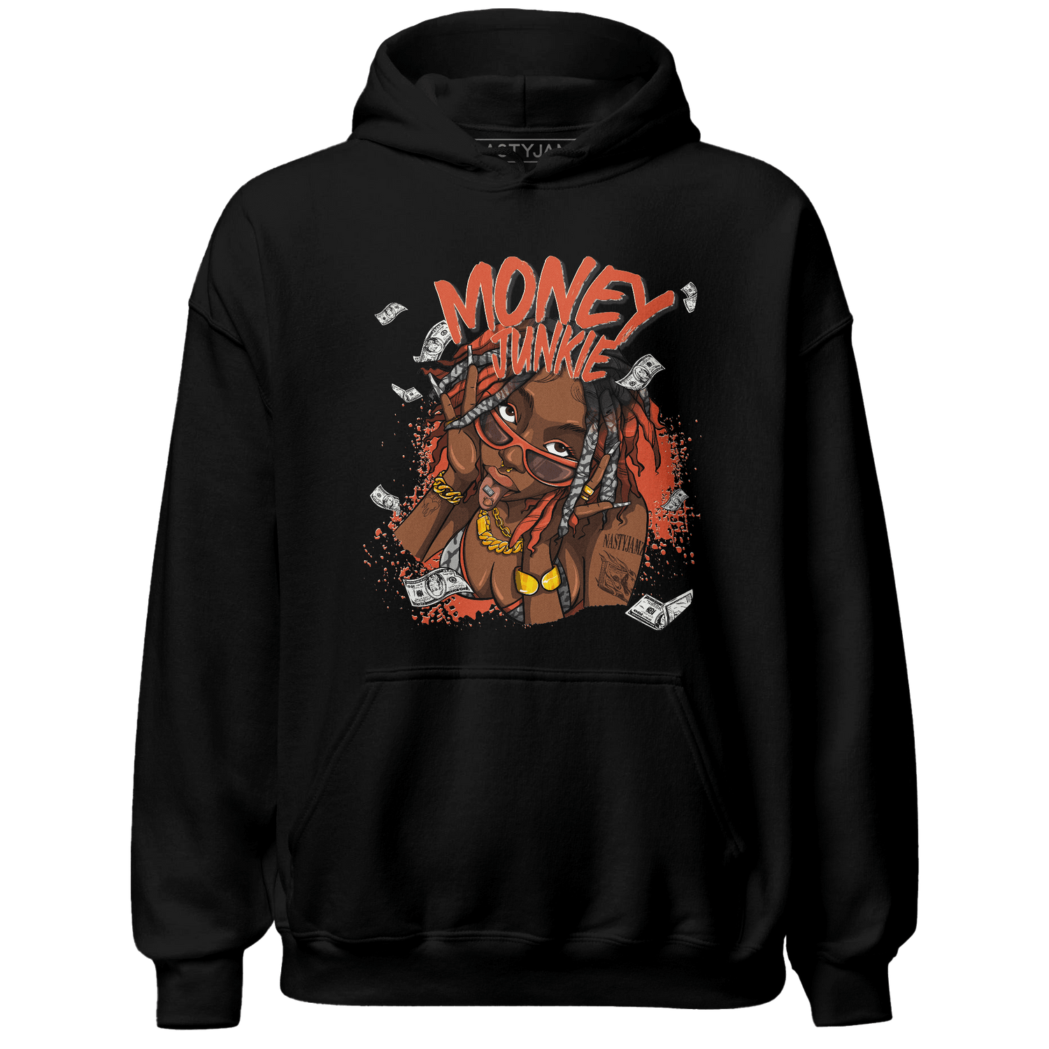 Georgia Peach 3s Hoodie Match Money Junkie - NastyJamz