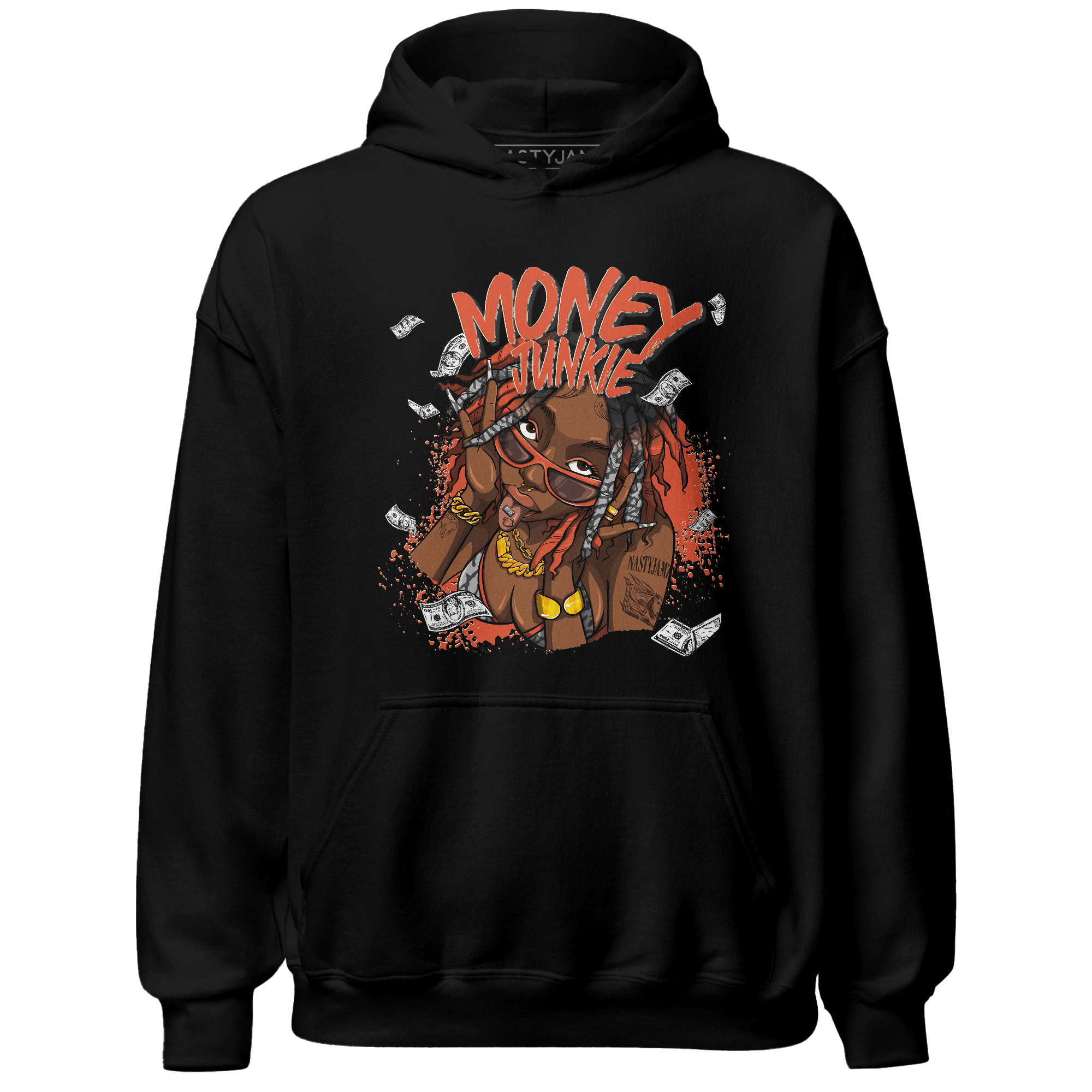 Georgia Peach 3s Hoodie Match Money Junkie - NastyJamz