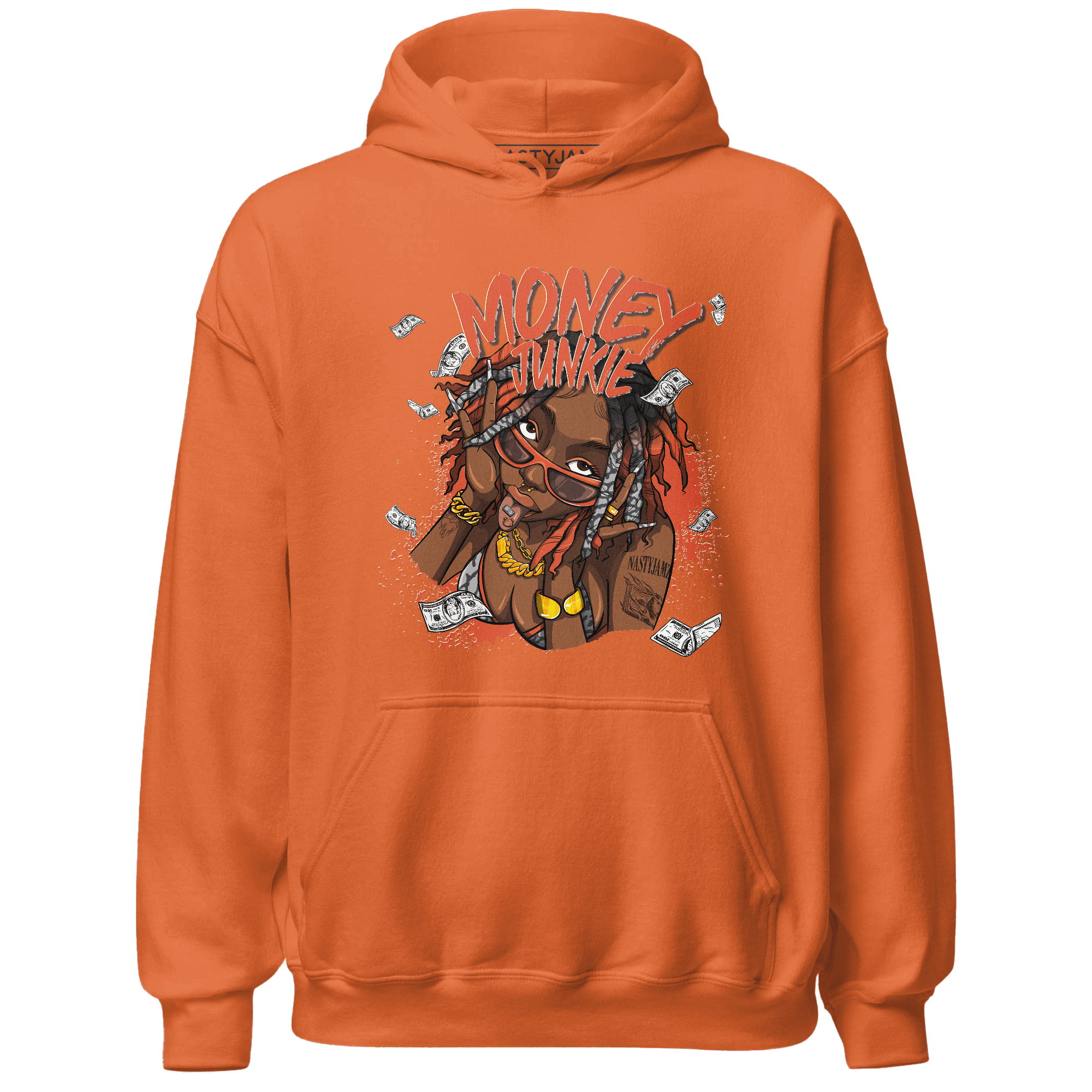 Georgia Peach 3s Hoodie Match Money Junkie - NastyJamz