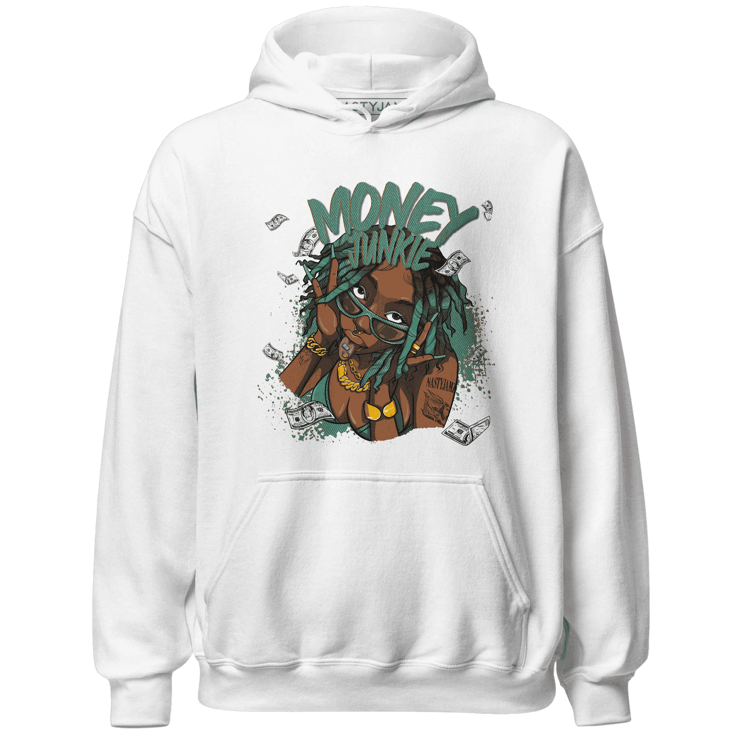 Nina CN Abney 3s Hoodie Match Money Junkie - NastyJamz
