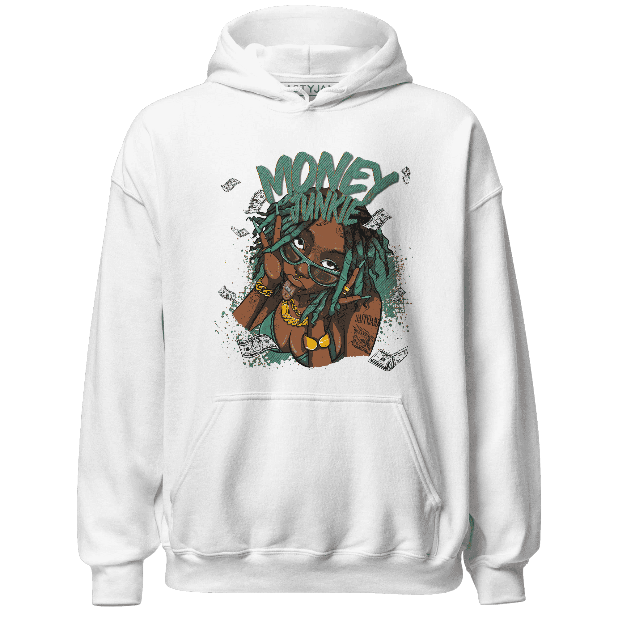 Nina CN Abney 3s Hoodie Match Money Junkie - NastyJamz