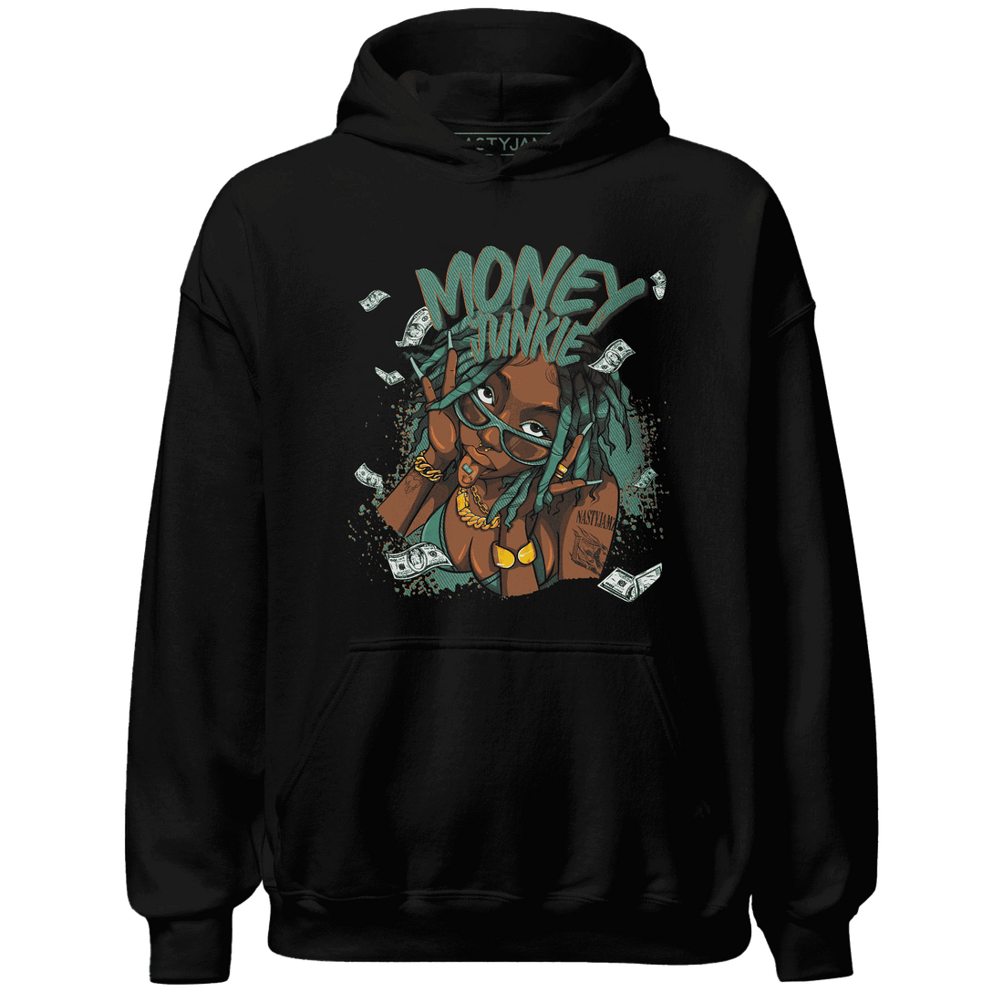 Nina CN Abney 3s Hoodie Match Money Junkie - NastyJamz