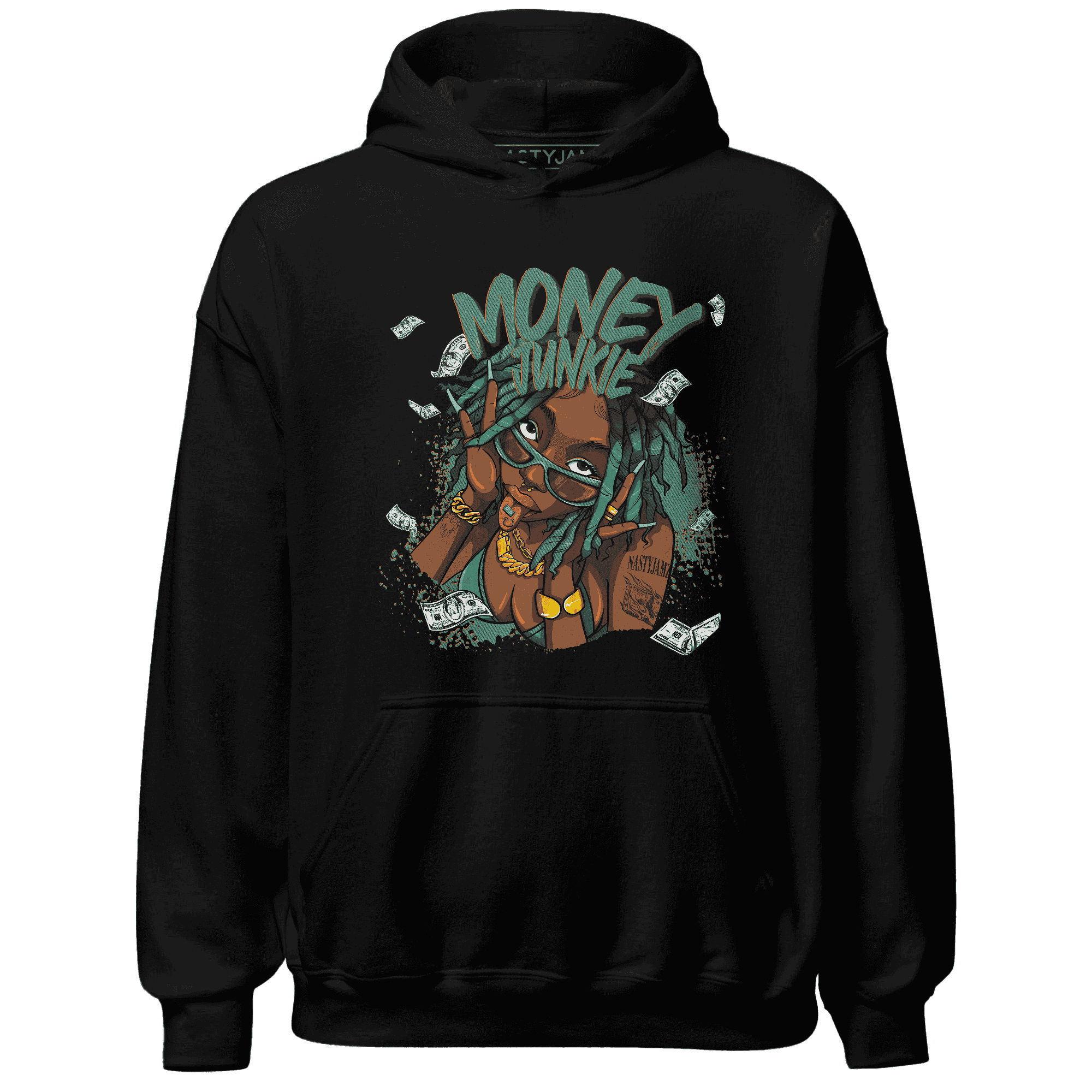 Nina CN Abney 3s Hoodie Match Money Junkie - NastyJamz