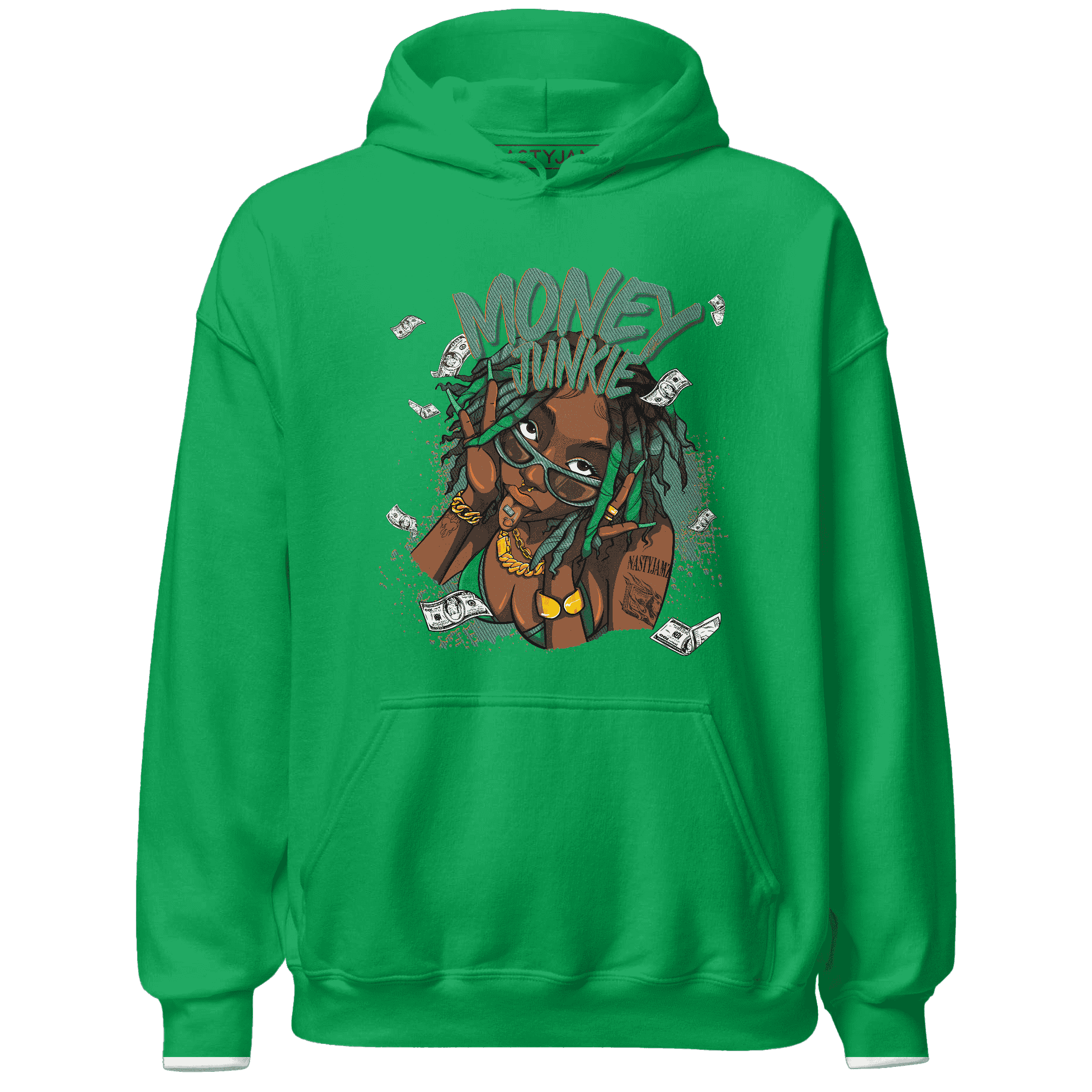 Nina CN Abney 3s Hoodie Match Money Junkie - NastyJamz