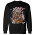 Red Stardust 3s Sweatshirt Match Money Junkie - NastyJamz