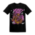 GS Hyper Violet 4s T Shirt Match Money Junkie - NastyJamz