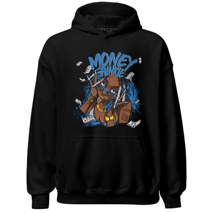 Industrial Blue 4s Hoodie Match Money Junkie - NastyJamz