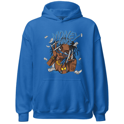 Industrial Blue 4s Hoodie Match Money Junkie - NastyJamz