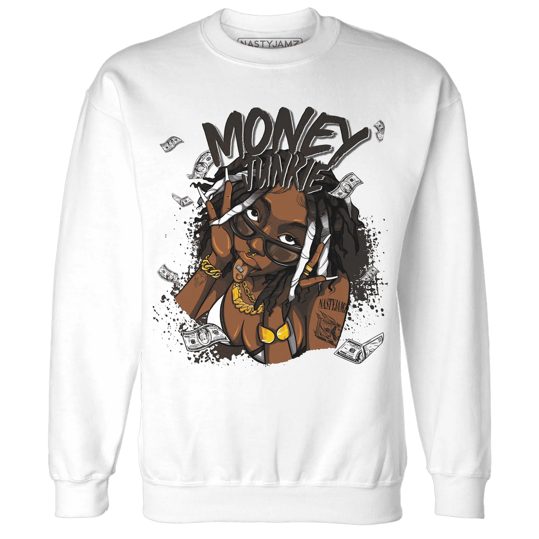 White-Thunder-4s-Sweatshirt-Match-Money-Junkie